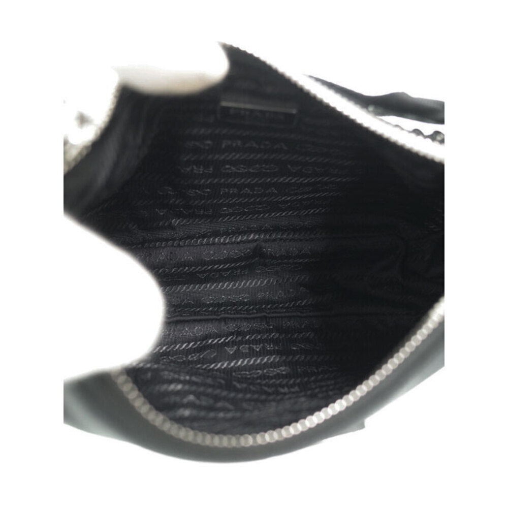 Prada ReEdition 2005 Saffiano Leather Chain Shoulder Bag Black - Picture 3 of 9